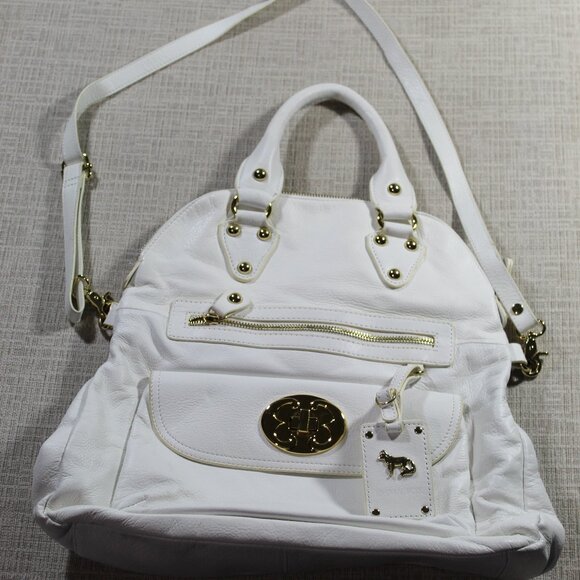 Emma Fox Cream Leather Purse - ALMOST NEW - Picture 1 of 10